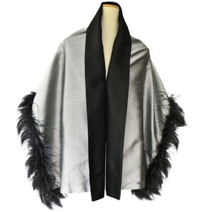 Ostrich feather shawl